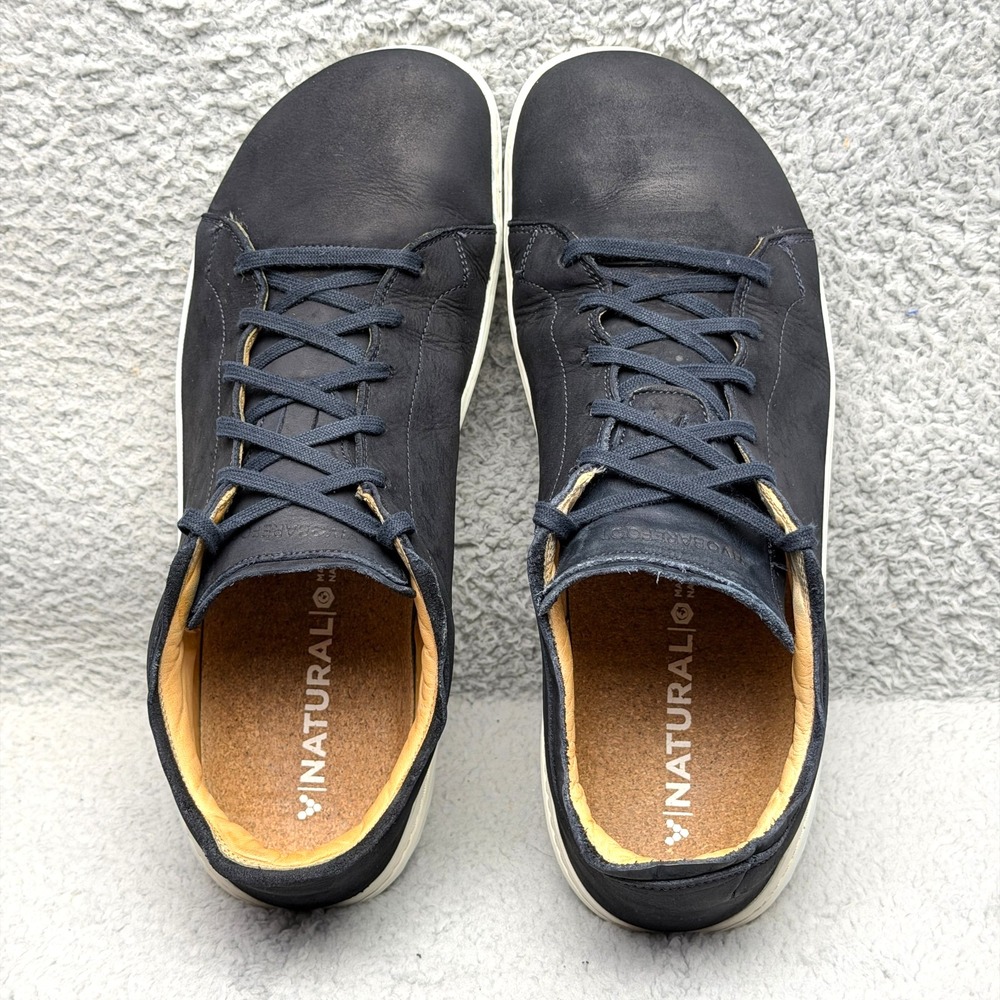 Vivobarefoot Geo Court III Mens Size 46 US 12.5 Sneakers Shoes Blue Leather - Picture 5 of 9